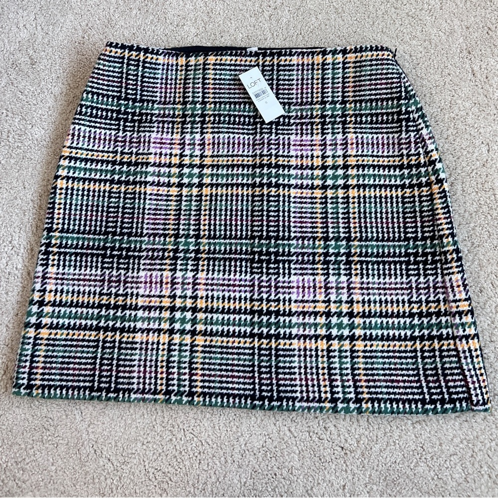 LOFT - Size 8 - Wool Mini Skirt - NWT